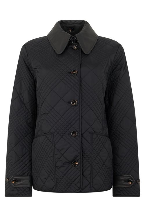 Women's Padded Jacket with Classic Collar