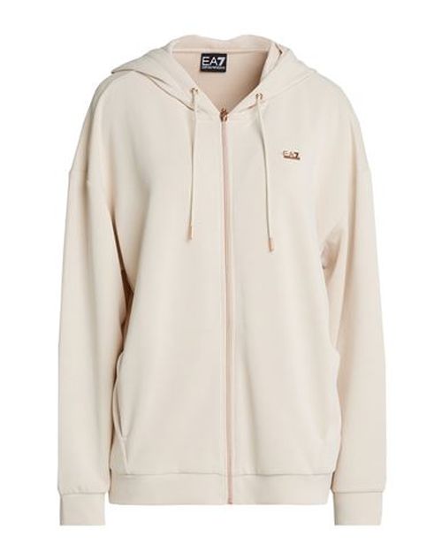 Woman Sweatshirt Ivory Size L Polyester, Modal, Elastane