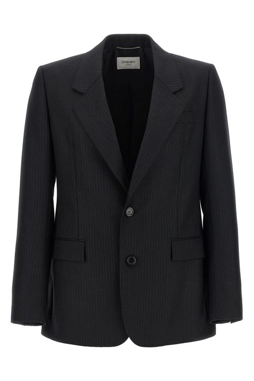 Pinstripe Blazer