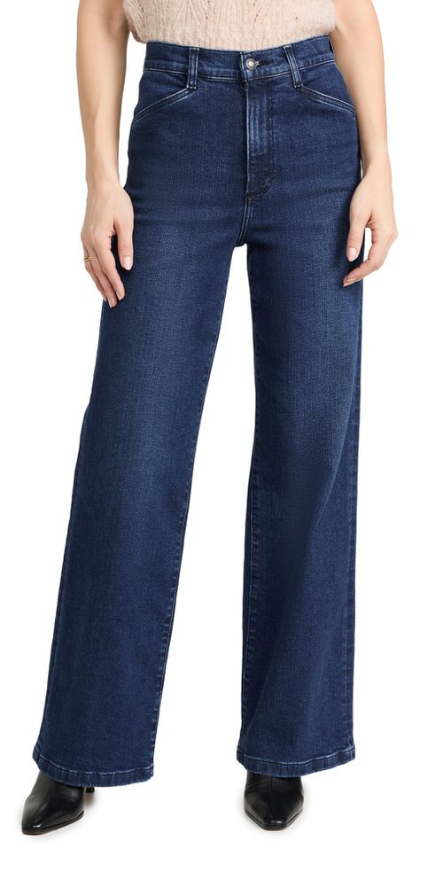 The Mischa Super High Rise Wide Leg Jeans Columbia