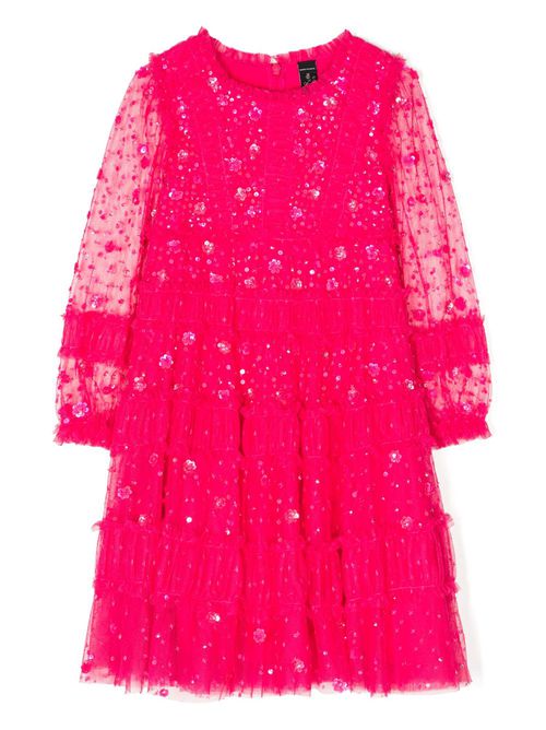 Violet Shimmer sequin-embellished dress - Pink