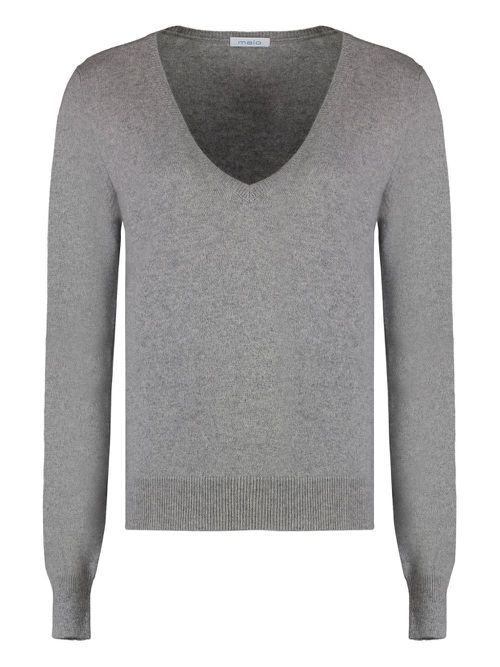 Malo knitted jumper - Grey