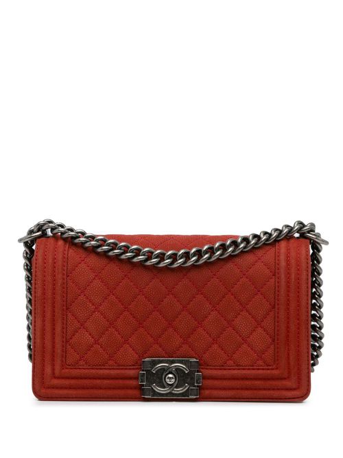 2013-2014 medium Boy shoulder bag - Red