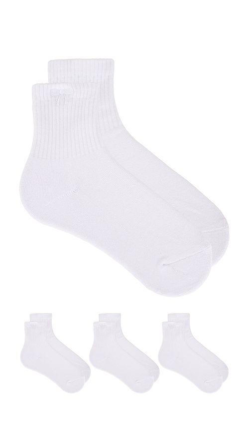 Stems calcetines hasta los tobillos cushioned en color blanco a