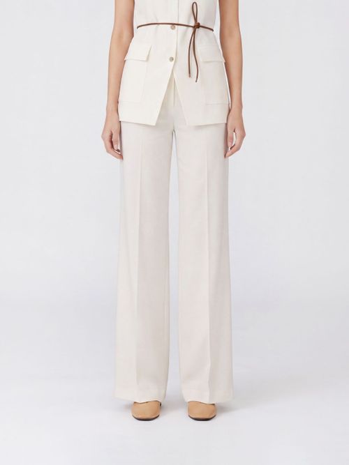 Pants Woman color White