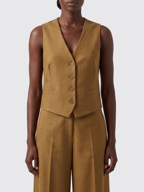 Waistcoat Woman color Brown