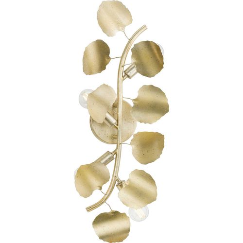 Gilded Silver Four Light Wall Bracket from the Laurel Collection
