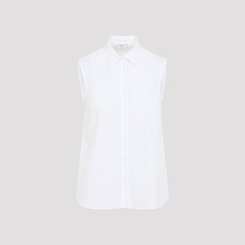 Stretch Cotton Shirt Top
