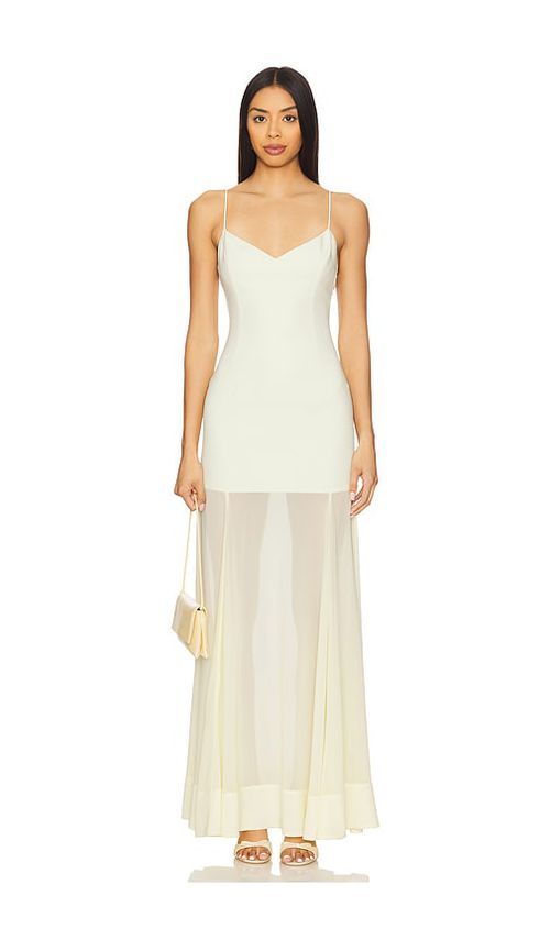 Lovers and Friends Caden Maxi Dress in Lemon. - L also in