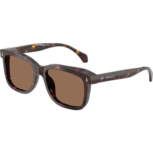 Moncler Unisex Moncler ME6018 VALAIRE 300273 Gafas de sol Acetato Tortuga Marrón Pillow Norma