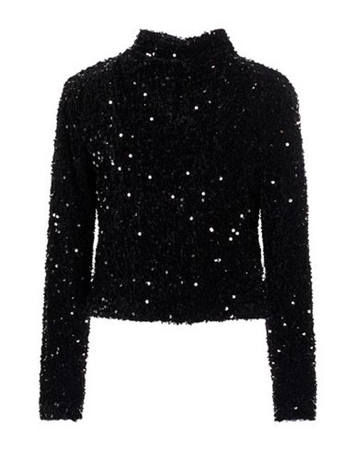 Woman Top Black Size XL Polyester