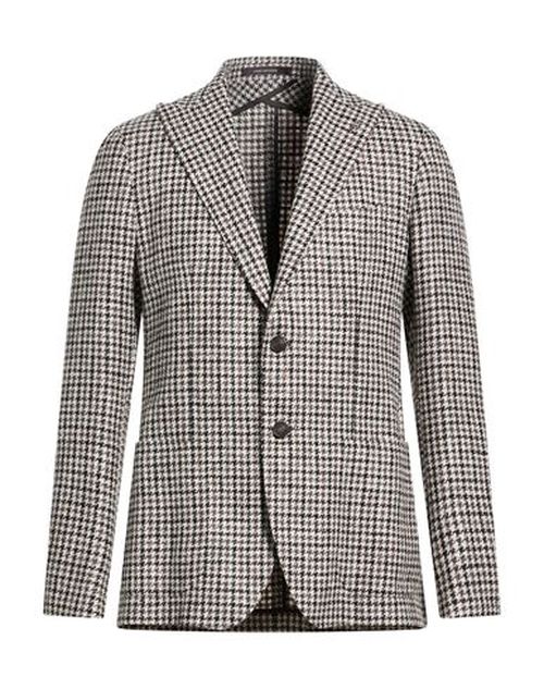 Man Blazer Ivory Size 36 Wool, Alpaca wool, Polyamide, Silk, Linen