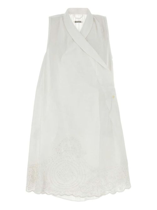 BODE Blevoir mini dress - White