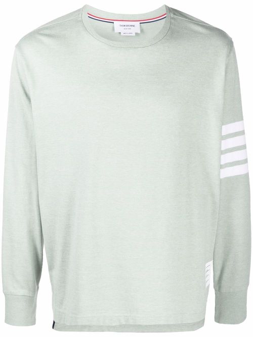 4-Bar crew-neck sweatshirt - Green