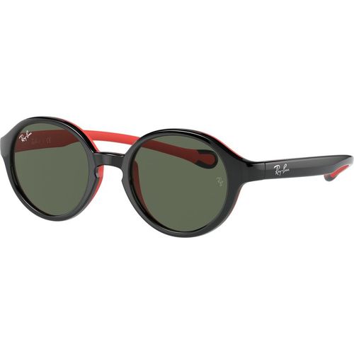 Ray - Ban Kid Ray - Ban RJ9075S 710071 Sunglasses Injected Black Green Pantos Norma