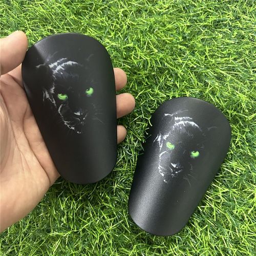 Mini Shin Guards For Kids & Youth - Lightweight PBT Plastic Soccer Shin Pads - Adjustable Straps For Secure Fit 8x5cm, 10x6cm, 12x8c