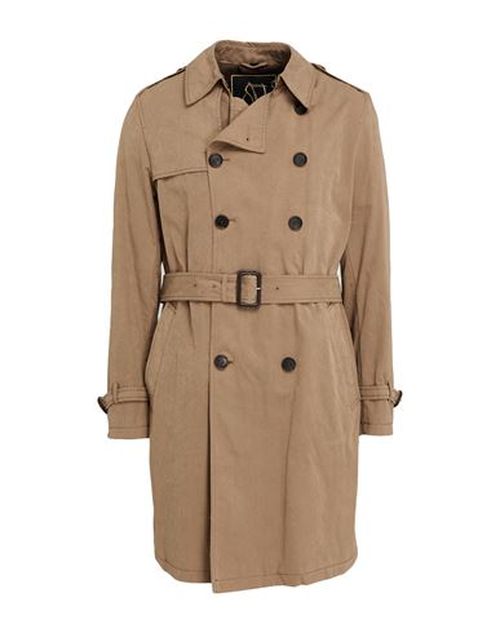 Man Overcoat & Trench Coat Beige Size 38 Cotton, Polyester, Polyamide