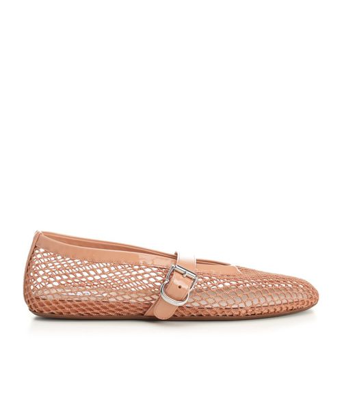 Alaïa Fishnet Ballet Flats