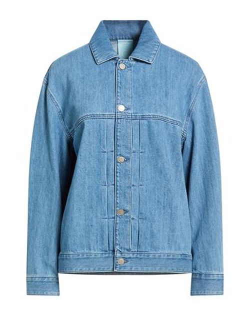 Woman Denim outerwear Blue Size M Cotton