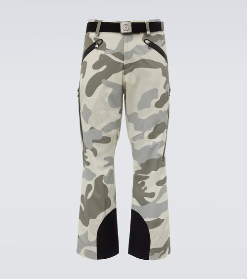 Tim belted camouflage ski pants