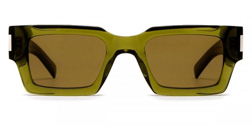 Saint Laurent SL 572 005 Men's Sunglasses Green Size 50