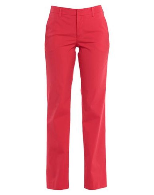 Woman Pants Red Size 2 Cotton, Polyamide, Elastane