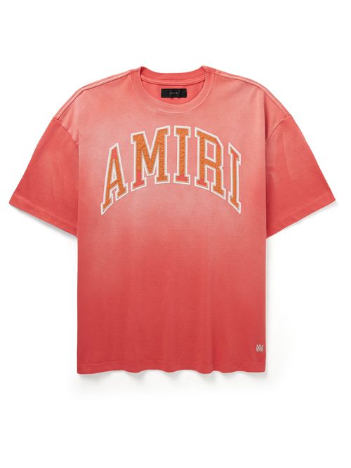 Logo-Appliquéd Cotton-Jersey T-Shirt