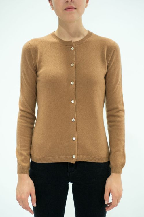 Light Brown cashmere cardigan
