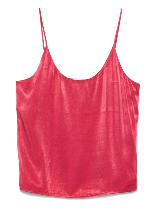 Scotch & Soda satin-finish top - Red