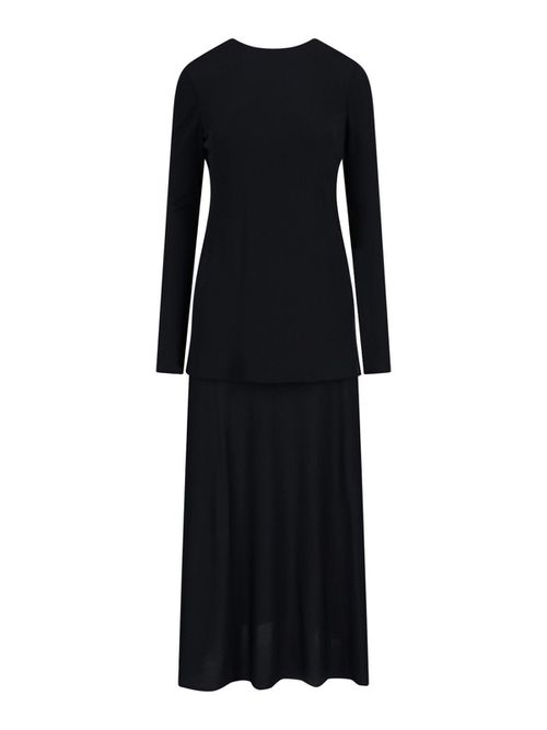 Flared midi dress