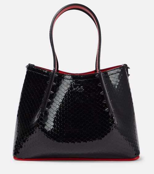 Cabarock Mini patent leather tote bag