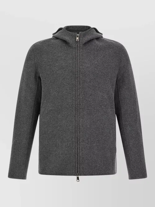 Giorgio Brato - hooded coat featuring functional side pocket