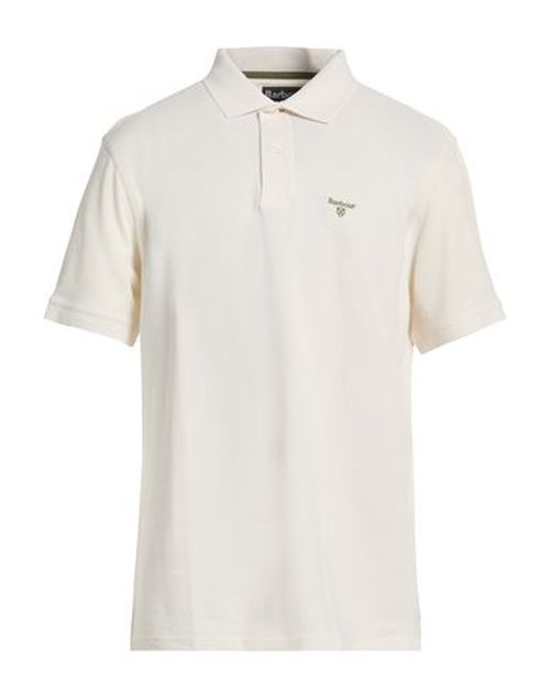 Man Polo shirt Ivory Size S Cotton, Elastane