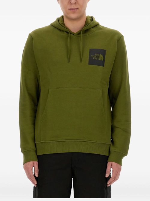 Box-logo hoodie - Green