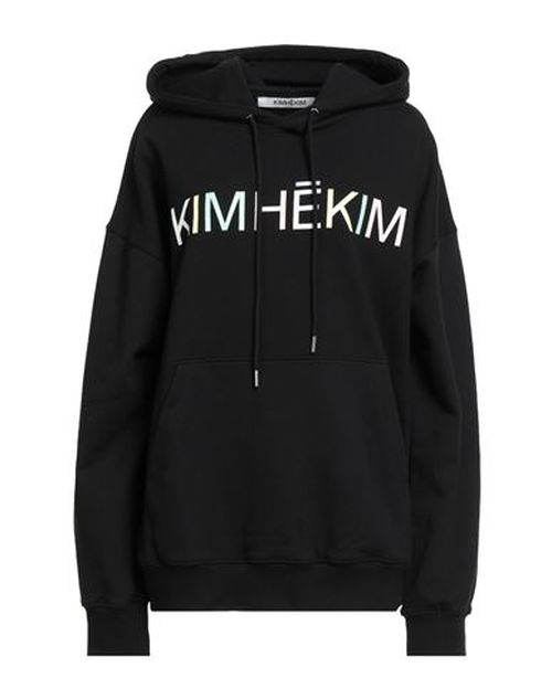 Woman Sweatshirt Black Size S Cotton