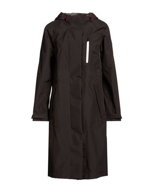 Woman Overcoat & Trench Coat Black Size 4 Polyester, Polyamide, Elastane
