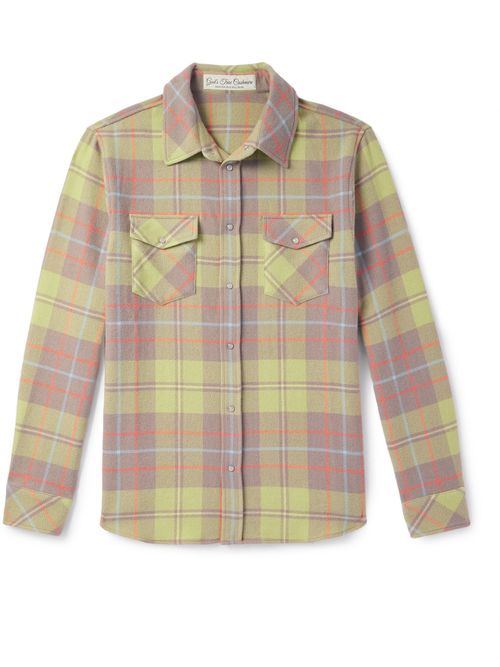 Earth Checked Cashmere Shirt