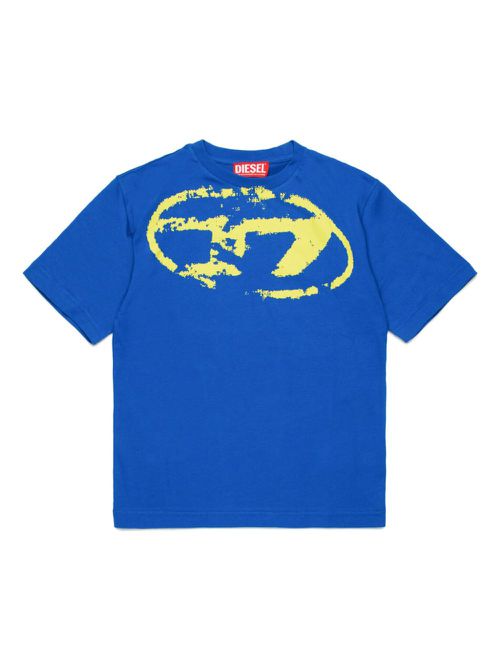 Logo-print T-shirt - Blue