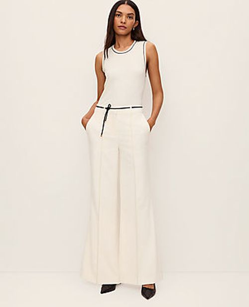 Ann Taylor The Petite Belted Margot Pant