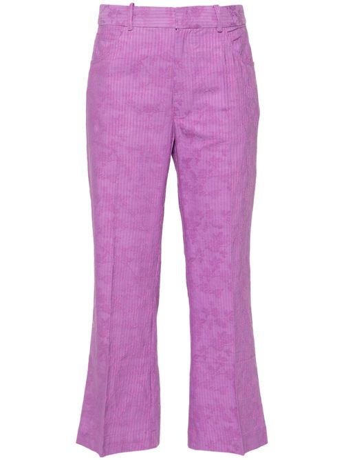 Miso striped trousers - Purple