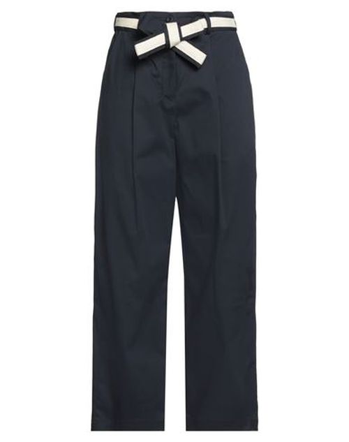 Woman Pants Midnight blue Size 8 Cotton, Elastane