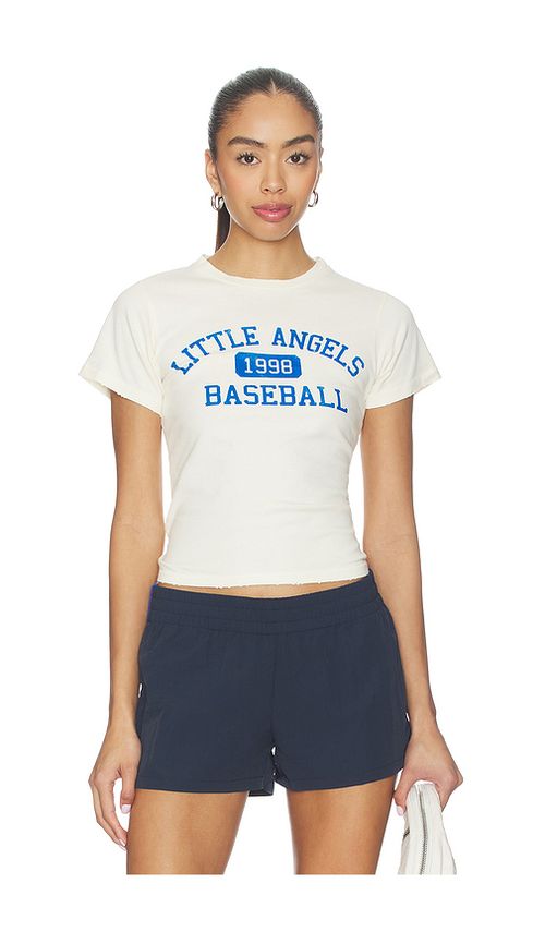DAYDREAMER x REVOLVE Little Angels Baseball Vintage Tee in White. - L also in M, S