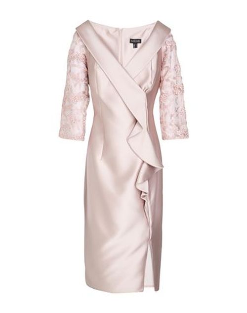 Woman Midi dress Antique rose Size 14 Polyester