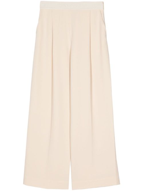 Ciara high-waisted trousers - Neutrals