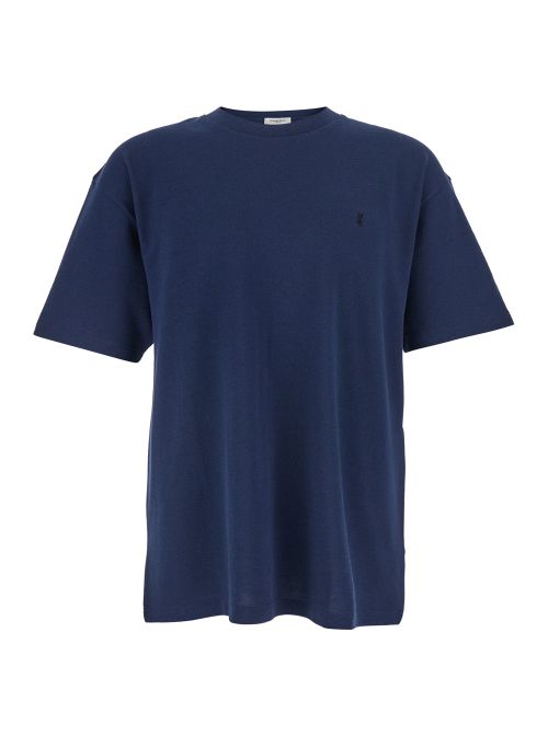 Cotton T-Shirt — Navy