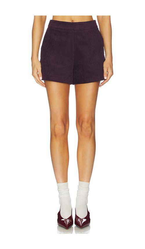 Maude Club Bianca Short in Maroon. S also in L