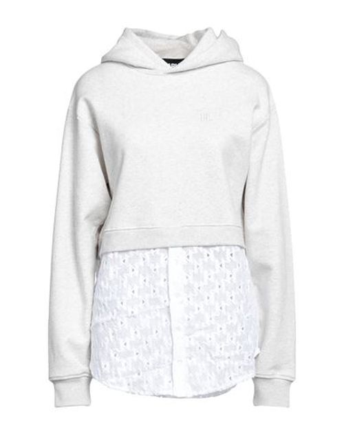 Karl Lagerfeld Woman Sweatshirt Off white Size S Organic cotton, Recycled polyester