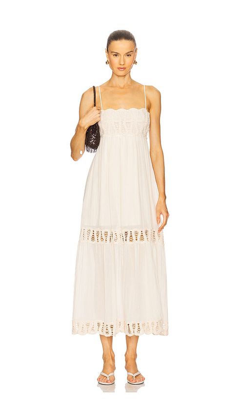 HEARTLOOM ROBE MAXI CLOVE en Neutral.  S. Also en