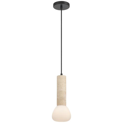 Travertine LED Pendant from the Stone Collection