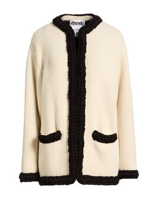 Woman Jacket Ivory Size 6 Virgin Wool